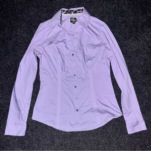 Express Lavender Button-Down Shirt